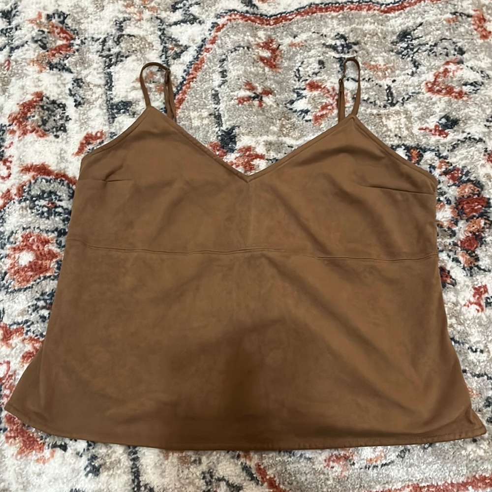 Suede Abercrombie Spaghetti Strap